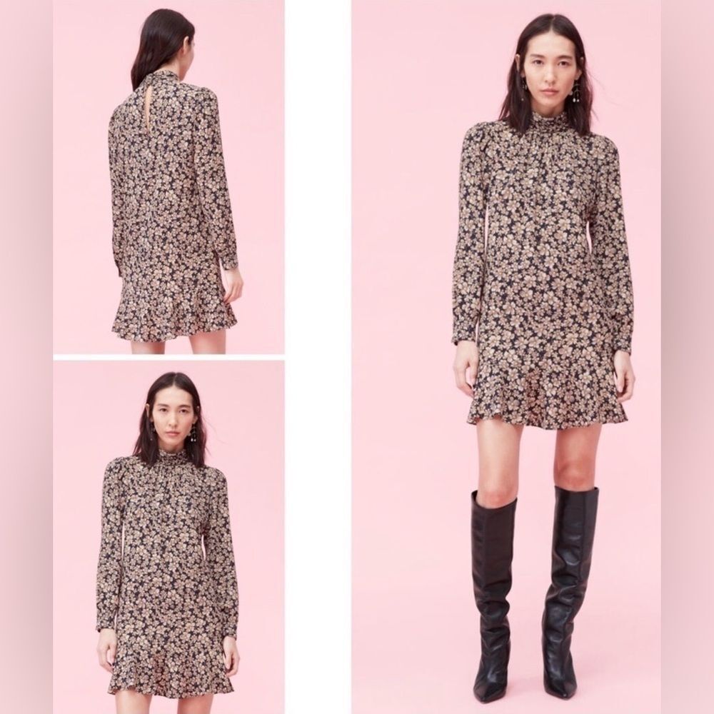 NWT La Vie Rebecca Taylor Long Sleeve Giselle Dress